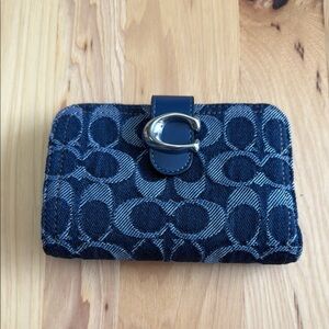 Coach Tabby Wallet In Signature Denim